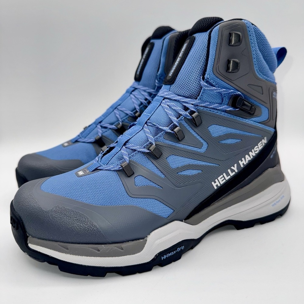 Helly Hansen Traverse HT Waterproof Boots Women's Size 7.5 Azurite Blue‎
